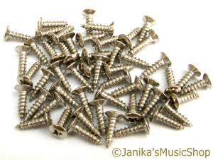 50 LES PAUL PICKGUARD SCREWS CHROME